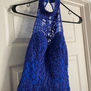 Royal Blue Formal/Prom Dress Size: 0-2 Worn for Pictures Only